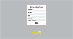 Desktop Screenshot of correo.inicia.es